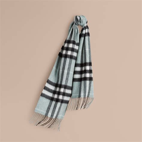 burberry dusty mint cashmere scarf|Check Cashmere Scarf in Alabaster .